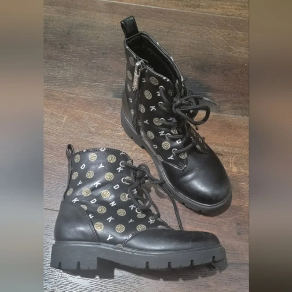DKNY Stassi Logo Boots